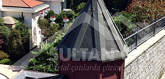 bakır ve çinko baca veya kaplama