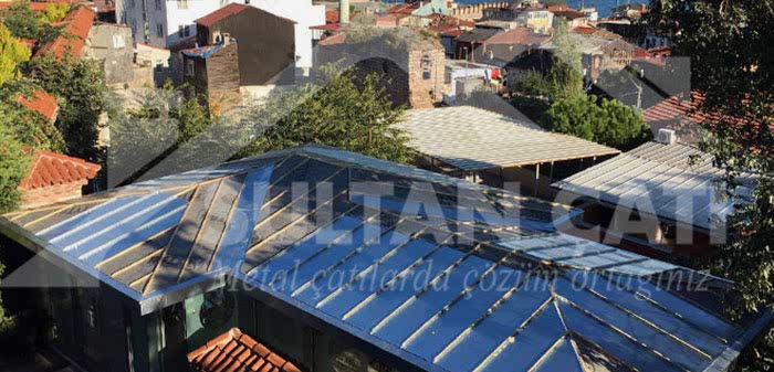 çinko çatı kaplama işleri